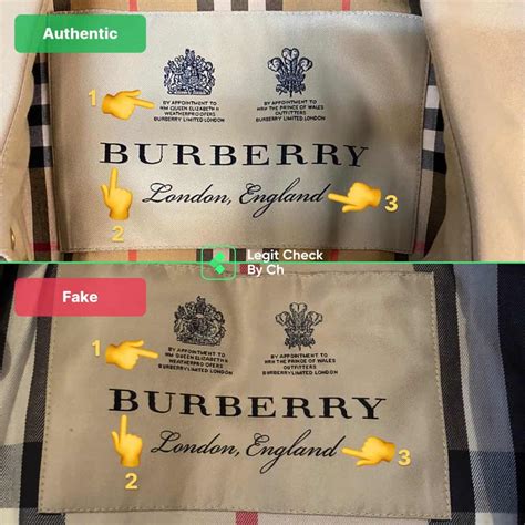 how to spot a fake burberry jacket|authenticate burberry item.